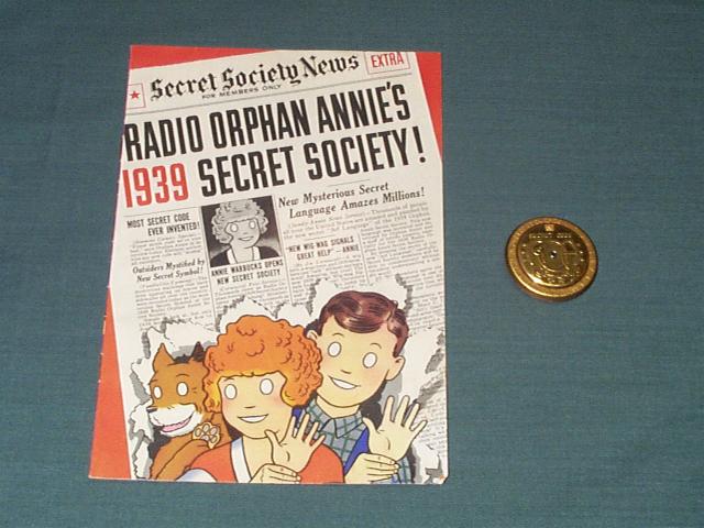 1939 Decoder Badge & Secret Society Manual