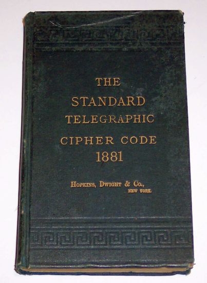The Standard Telegraphic Cipher Code
