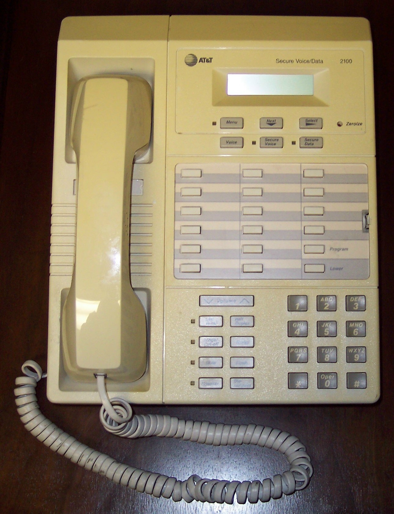Téléphone sécure STU-III (modèle 2100) de AT&T